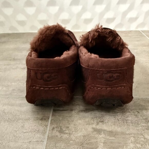 UGG Men's Brown Ascot Corduroy II Moccasin Slipper Size 12 - Picture 3 of 12